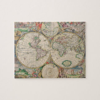Puzzle Carte du monde antique
