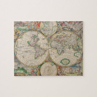 Puzzle Carte du monde antique