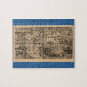 Puzzle Carte du monde antique 1581 par Nicola van Sype