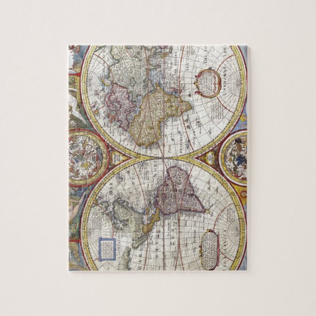 Puzzle Carte du monde de 1626 (Vertical)