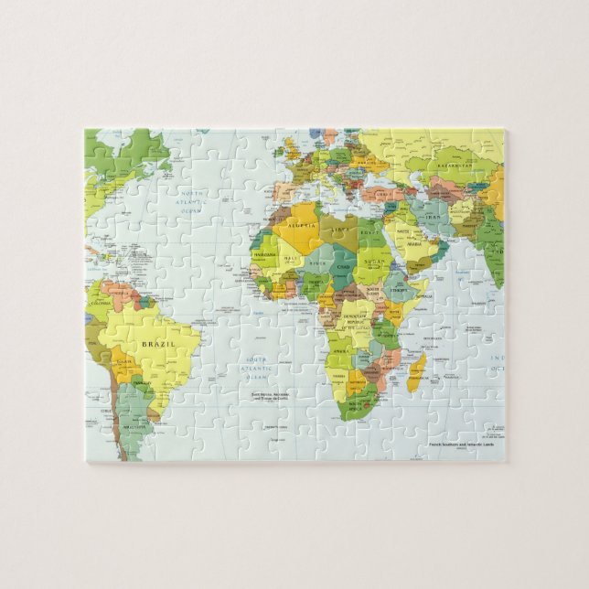 Puzzle carte+du+monde+globe+pays+atlas (Horizontal)