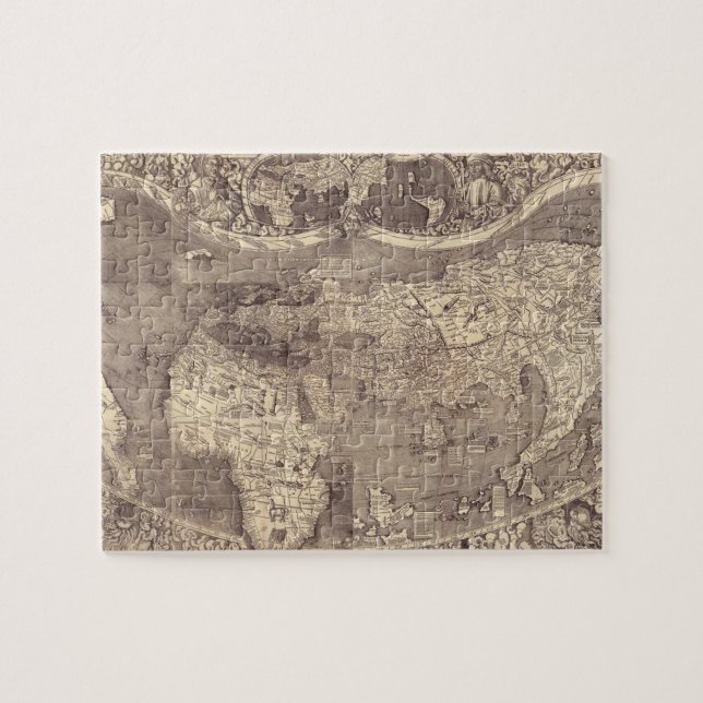 Puzzle Carte du monde Martin Waldseemuller 1507 (Horizontal)