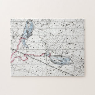 Puzzle Carte du plat XXII de constellations