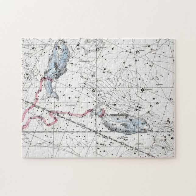Puzzle Carte du plat XXII de constellations (Horizontal)