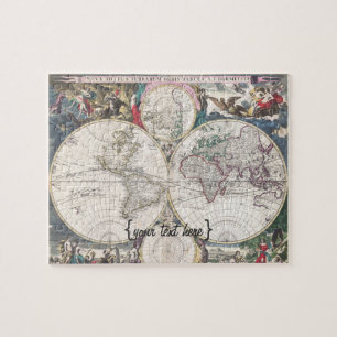 Puzzle Carte historique - Nova Totius Terrarum Orbis Tabu