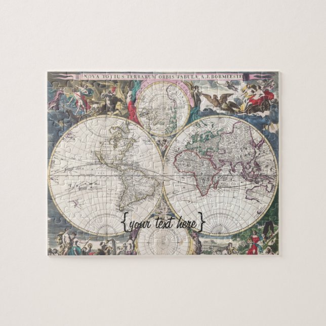 Puzzle Carte historique - Nova Totius Terrarum Orbis Tabu (Horizontal)