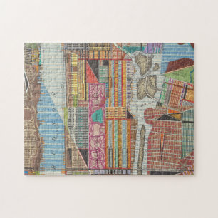 Puzzle Carte moderne de New York III