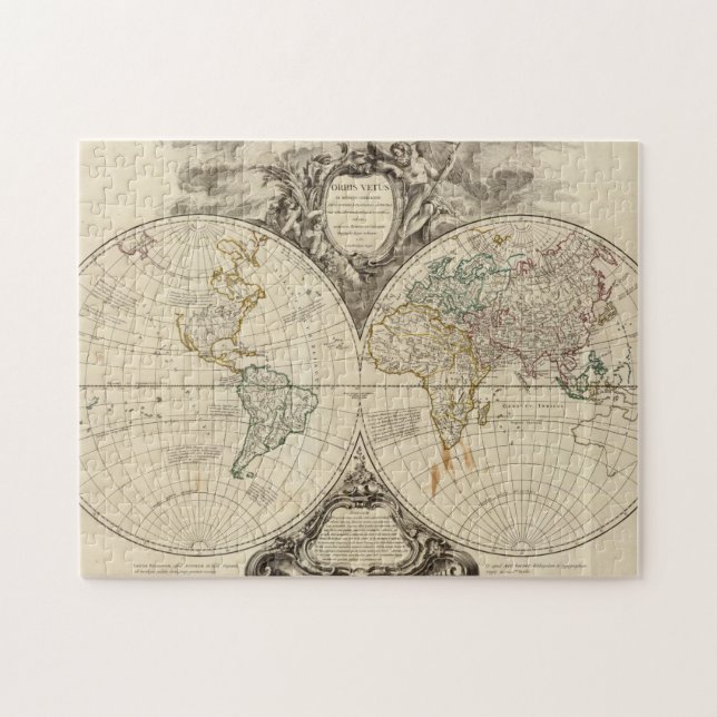 Puzzle Carte mondiale 8 (Horizontal)