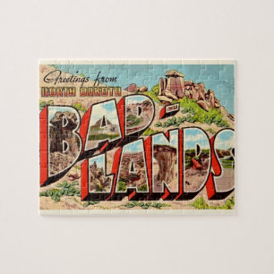 Puzzle Carte postale 8x10 de Badlands