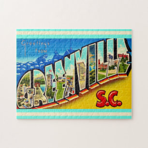 Puzzle  Carte postale ancienne de Greenville SC 11x14
