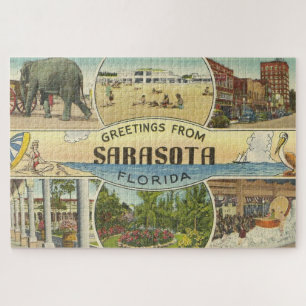 Puzzle Carte postale ancienne de Sarasota