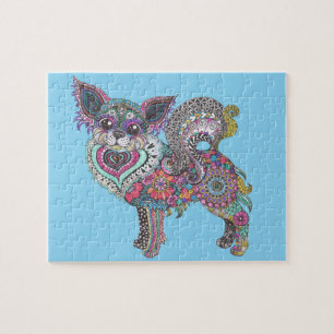 Puzzle Carte postale avec motif de Chihuahua