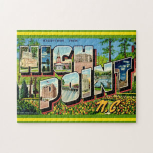 Puzzle Carte postale de High Point NC 11x14