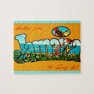 Puzzle Carte postale de la Jamaïque 8x10