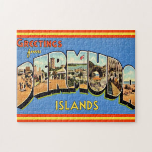 Puzzle Carte postale de salutations des Bermudes