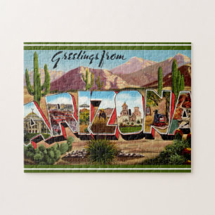 Puzzle Carte postale de voeux Arizona
