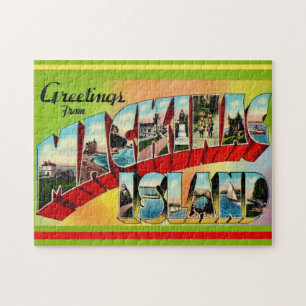 Puzzle Carte postale de voeux de l'île Mackinac