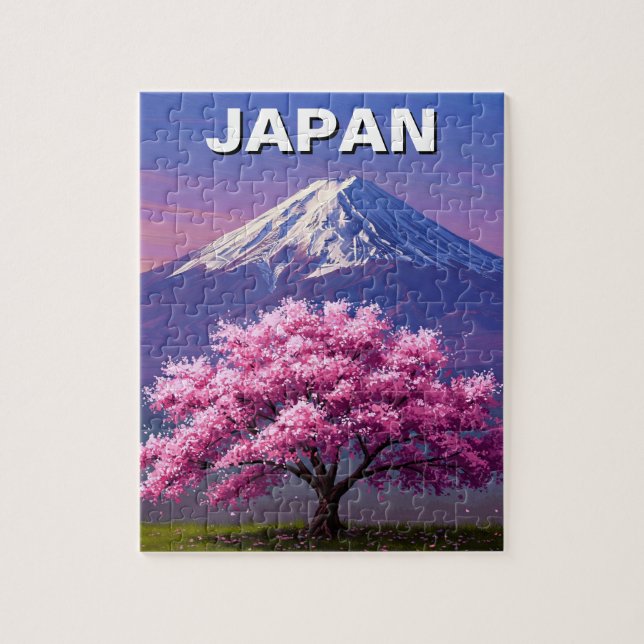 Puzzle Carte postale du Mont Fuji Fujisan (Vertical)