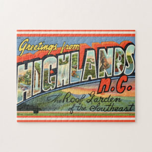 Puzzle Carte postale NC vintage Highlands