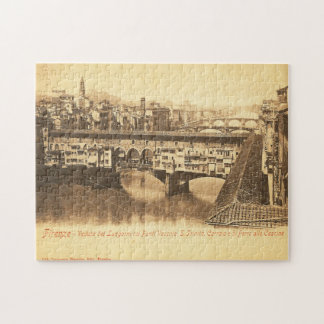 Puzzle Carte postale vintage, Florence, Italie