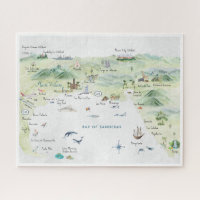 Carte postale Voyage Watercolor | Puerto Vallarta