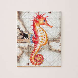 PUZZLE CARTE ROUGE II D'HIPPOCAMPE