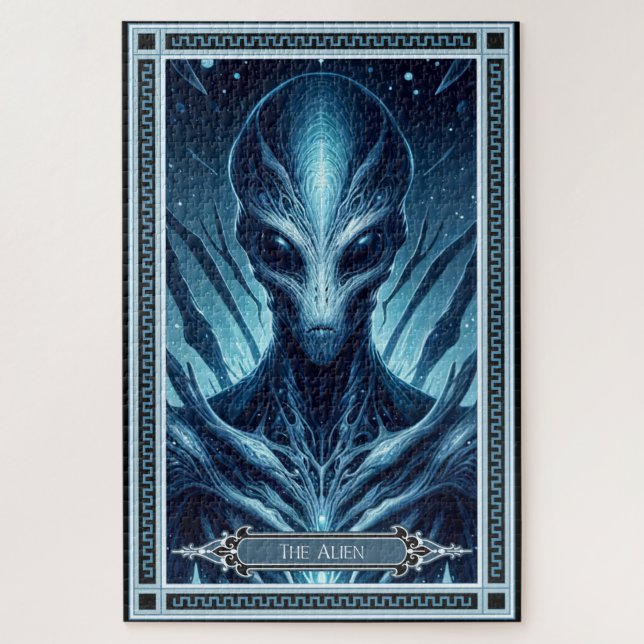 Puzzle Carte Tarot Alien (Vertical)