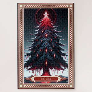 Puzzle Carte Tarot Arbre de Noël
