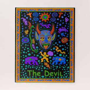 PUZZLE CARTE TAROT - LE DIABLE