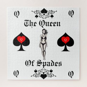 Puzzle Carte Tarot Queen of Spades Thunder_Cove