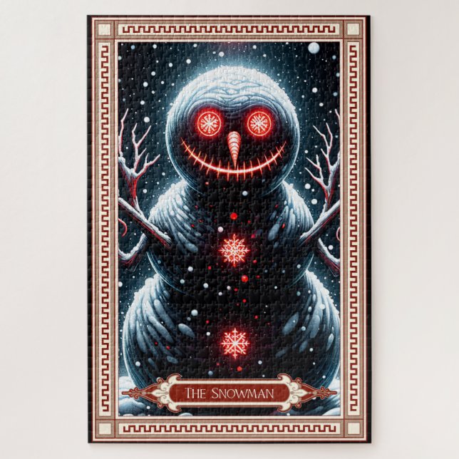 Puzzle Carte Tarot Snowman (Vertical)