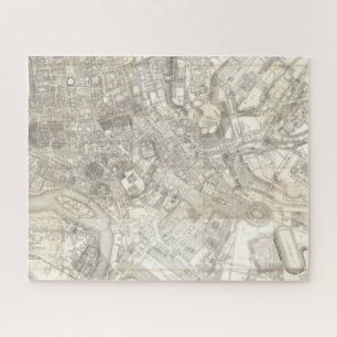 Puzzle Carte topographique de la Rome antique, Italie