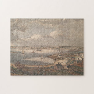 Puzzle Carte vintage de Gloucester MA (1836)