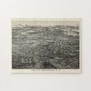 Puzzle Carte vintage de Kingston NY (1875)