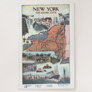 Puzzle Carte vintage de New York (1921)