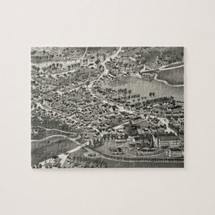 Puzzle Carte vintage de Sandwich MA (1884)