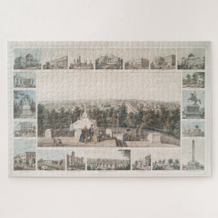 Puzzle Carte vintage de Washington DC (1849)