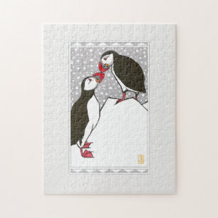 Puzzle Cartes de voeux Macareux 11"x14"