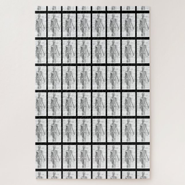 Puzzle Cartes Médicales de l'anatomie humaine (Vertical)