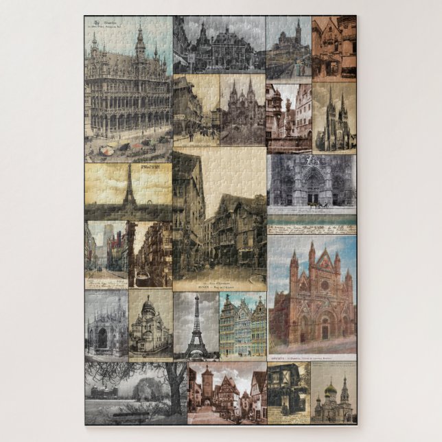 PUZZLE CARTES POSTALES ANCIENNES CIRCA 1905-1915 EUROPE (Vertical)