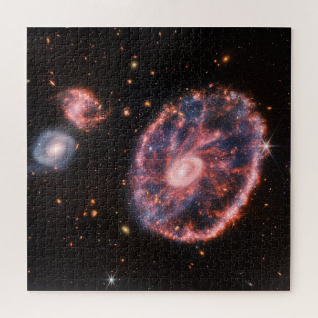 Puzzle Cartwheel Galaxy, James Webb Télescope Spatial (Horizontal)