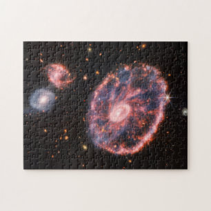 Puzzle Cartwheel Galaxy, James Webb Télescope Spatial