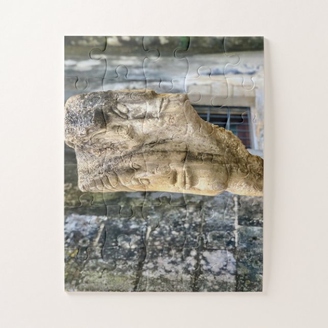 Puzzle Carved Stone Sculpture | Ragusa Sicily (Vertical)