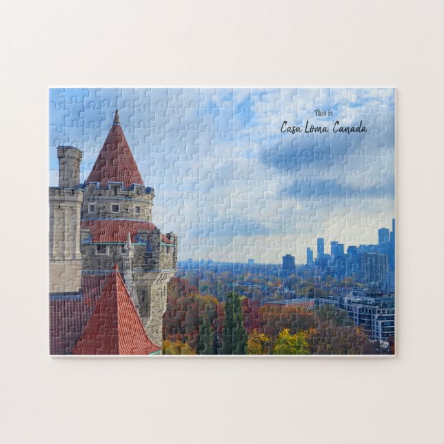 Puzzle Casa Loma View, Toronto, Canada (Horizontal)