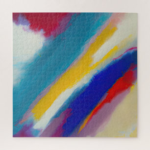 Puzzle "Cascade Azur" Art Abstrait