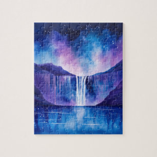 Puzzle Cascade Cosmique Bleu Violet