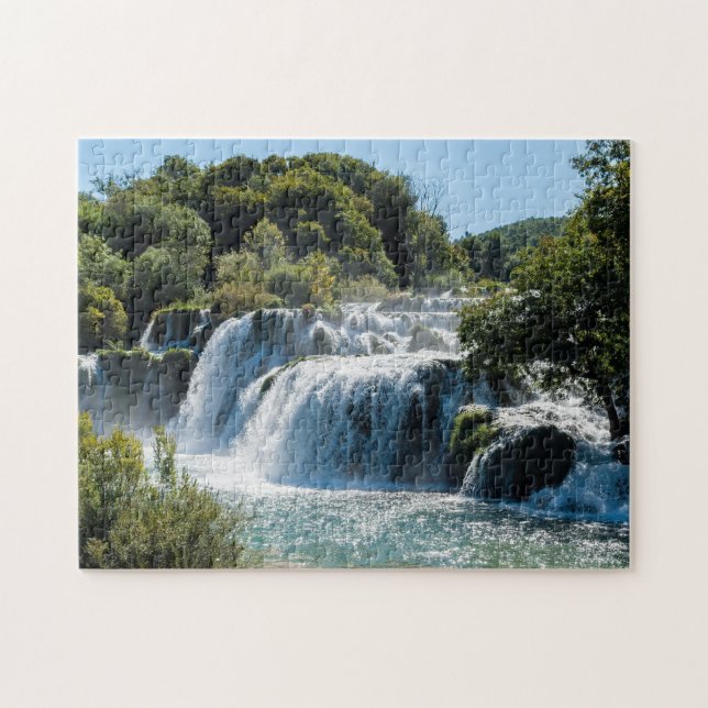 Puzzle Cascade dans le Parc national de Krka - Dalmatie,  (Horizontal)