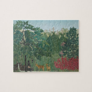 Puzzle Cascade d'Henri Rousseau, Art Vintage