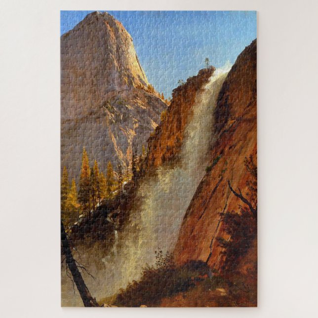 Puzzle Cascade Liberty Cap Parc Yosemite 1873  (Vertical)