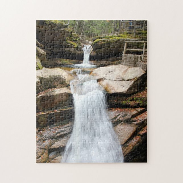 Puzzle Cascade Sabbaday White Mounts Photo (Vertical)